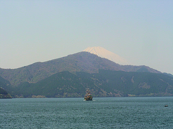 箱根芦ノ湖から富士山