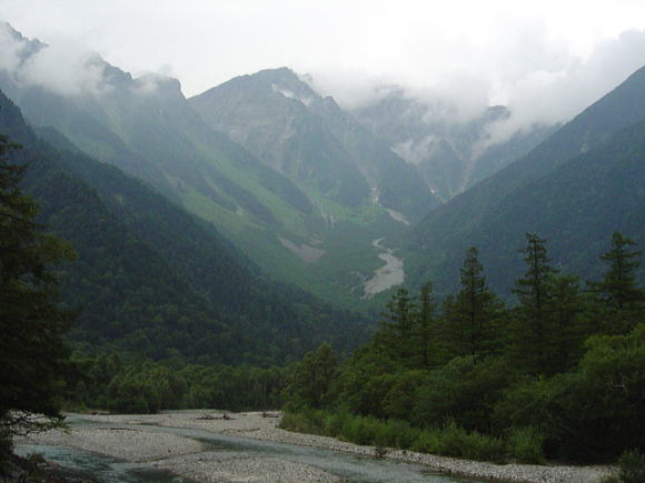 穂高連峰の画像