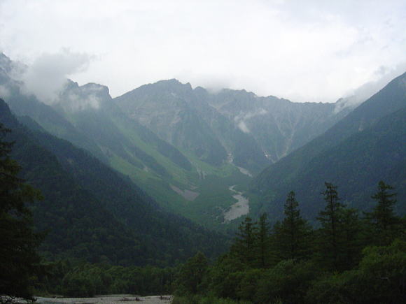 穂高連峰の画像