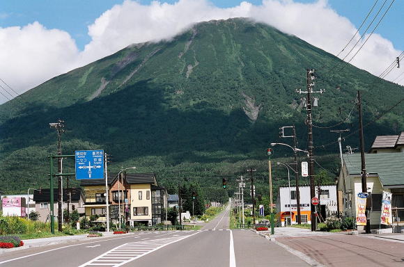 真狩村から羊蹄山