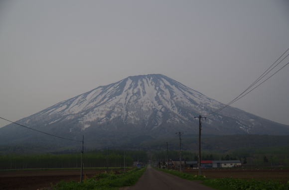 真狩村から羊蹄山