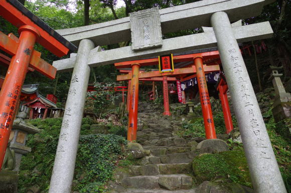 奥の院へ続く鳥居