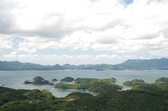 長串山公園から景観