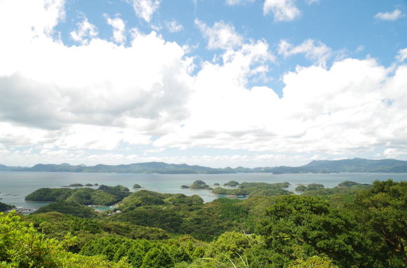 長串山公園から景観