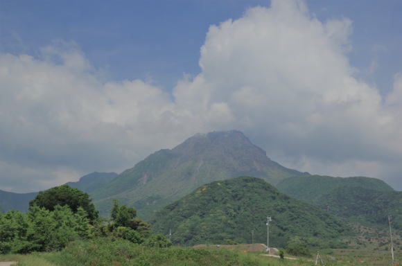 大野木場から見える普賢岳