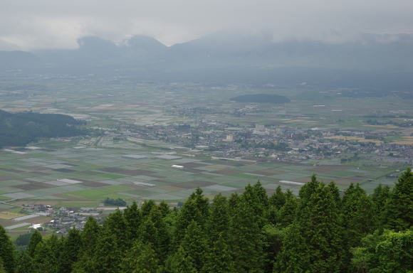 阿蘇盆地と阿蘇五岳