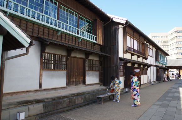 復元された出島の建物