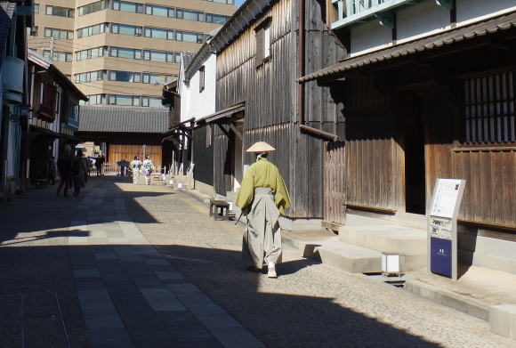 復元された出島の建物