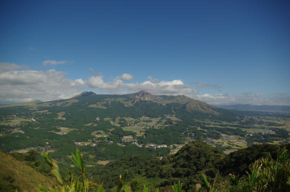 俵山峠から南阿蘇の絶景