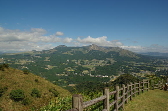 俵山峠から南阿蘇の絶景