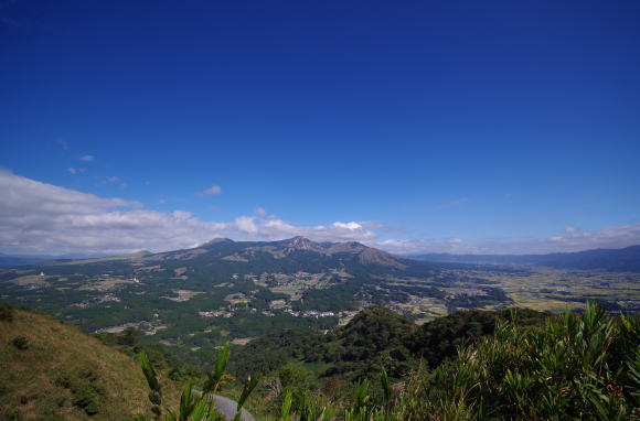 俵山峠から南阿蘇の絶景