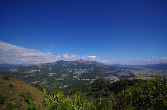 俵山峠から南阿蘇の絶景