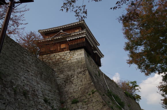 松山城の石垣