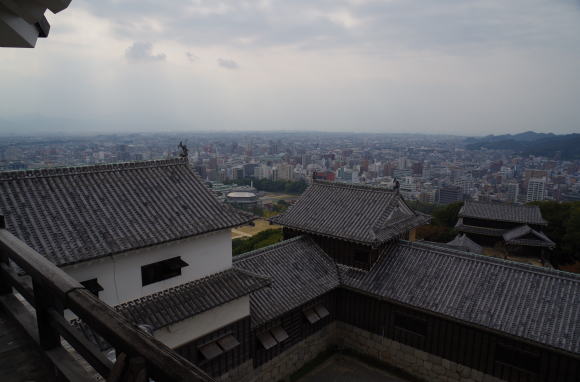 松山城の眺望