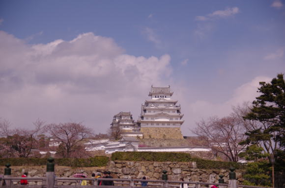 追手門から姫路城