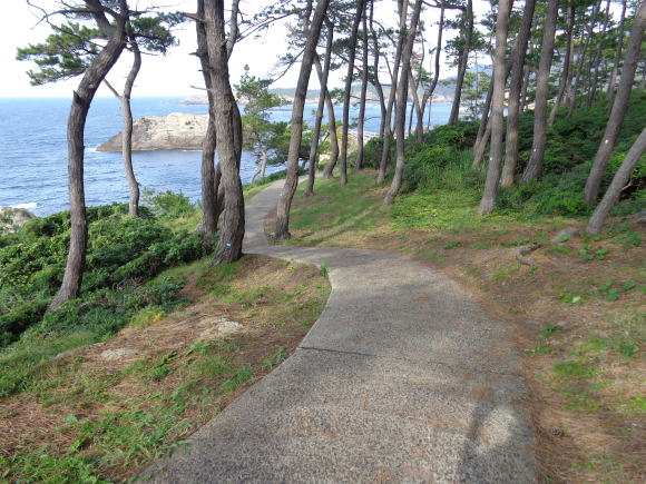 出雲松島へ遊歩道