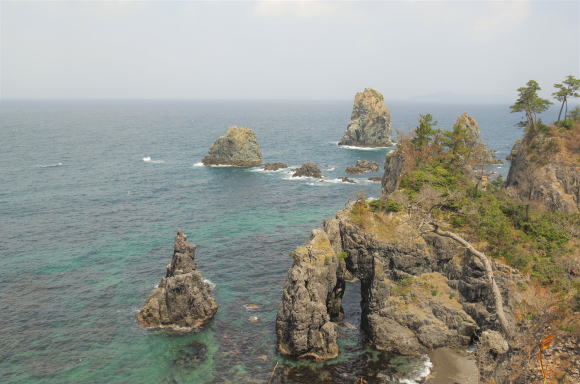 象の鼻と呼ばれる洞門