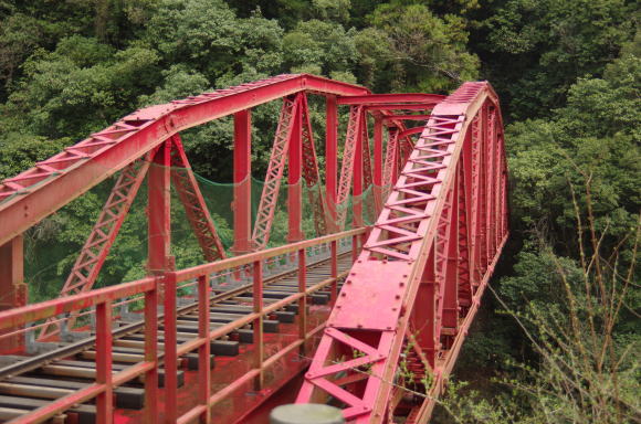 鉱山鉄道の鉄橋